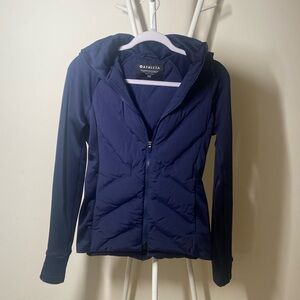 Athleta Navy blue jacket slim fit
